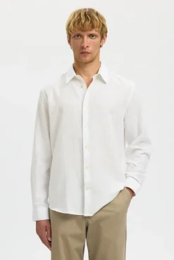 Camisa mezcla lino