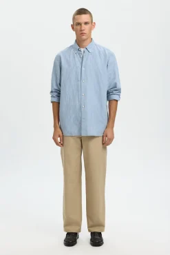 Camisa mezcla lino