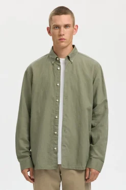 Camisa mezcla lino