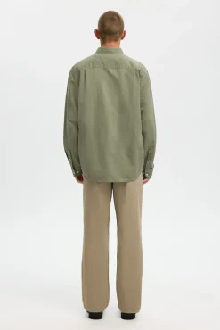 Camisa mezcla lino