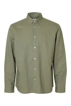Camisa mezcla lino