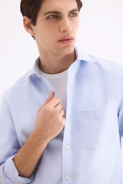 Camisa non iron oxford liso