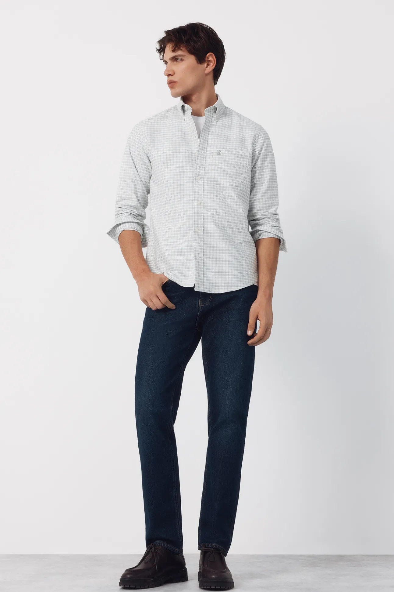 Camisa oxford cuadros
