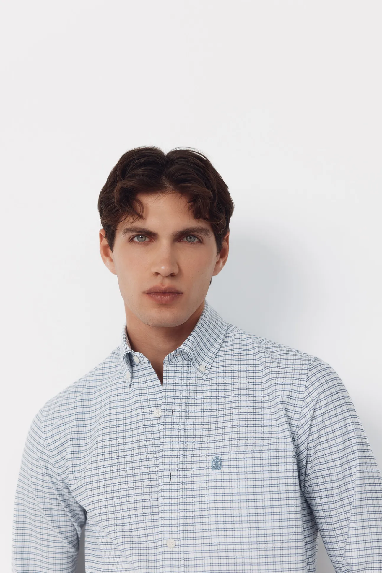 Camisa oxford cuadros