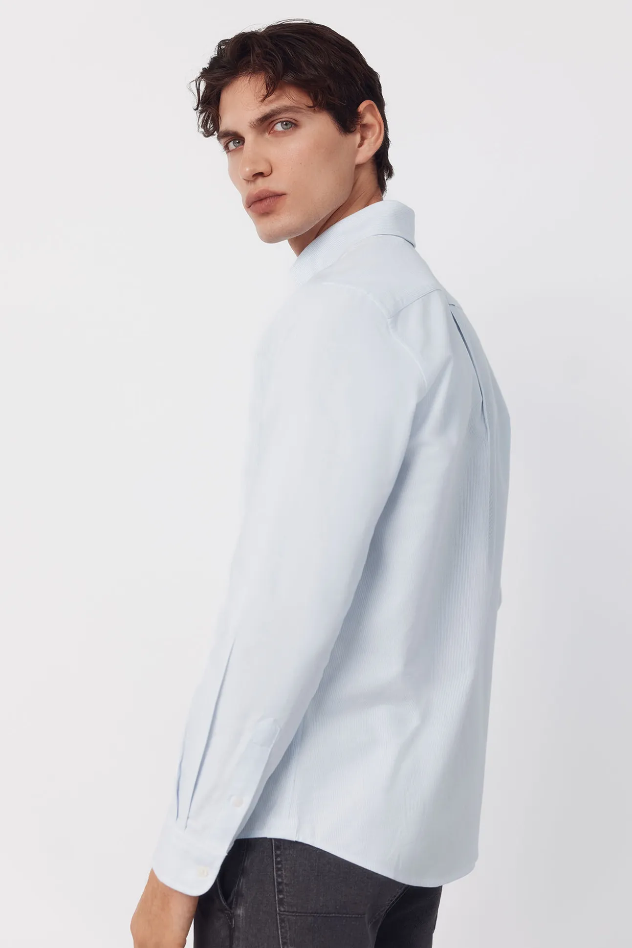 Camisa oxford raya candela