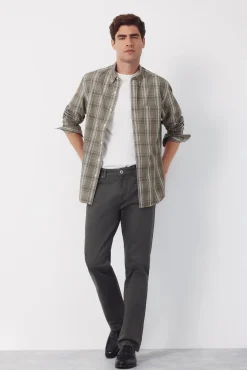 Camisa popelín cuadros