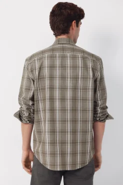 Camisa popelín cuadros