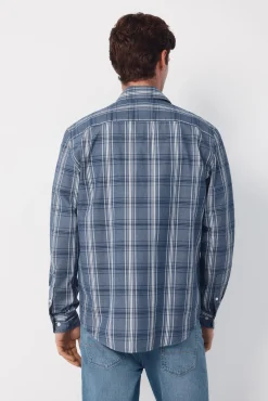 Camisa popelín cuadros