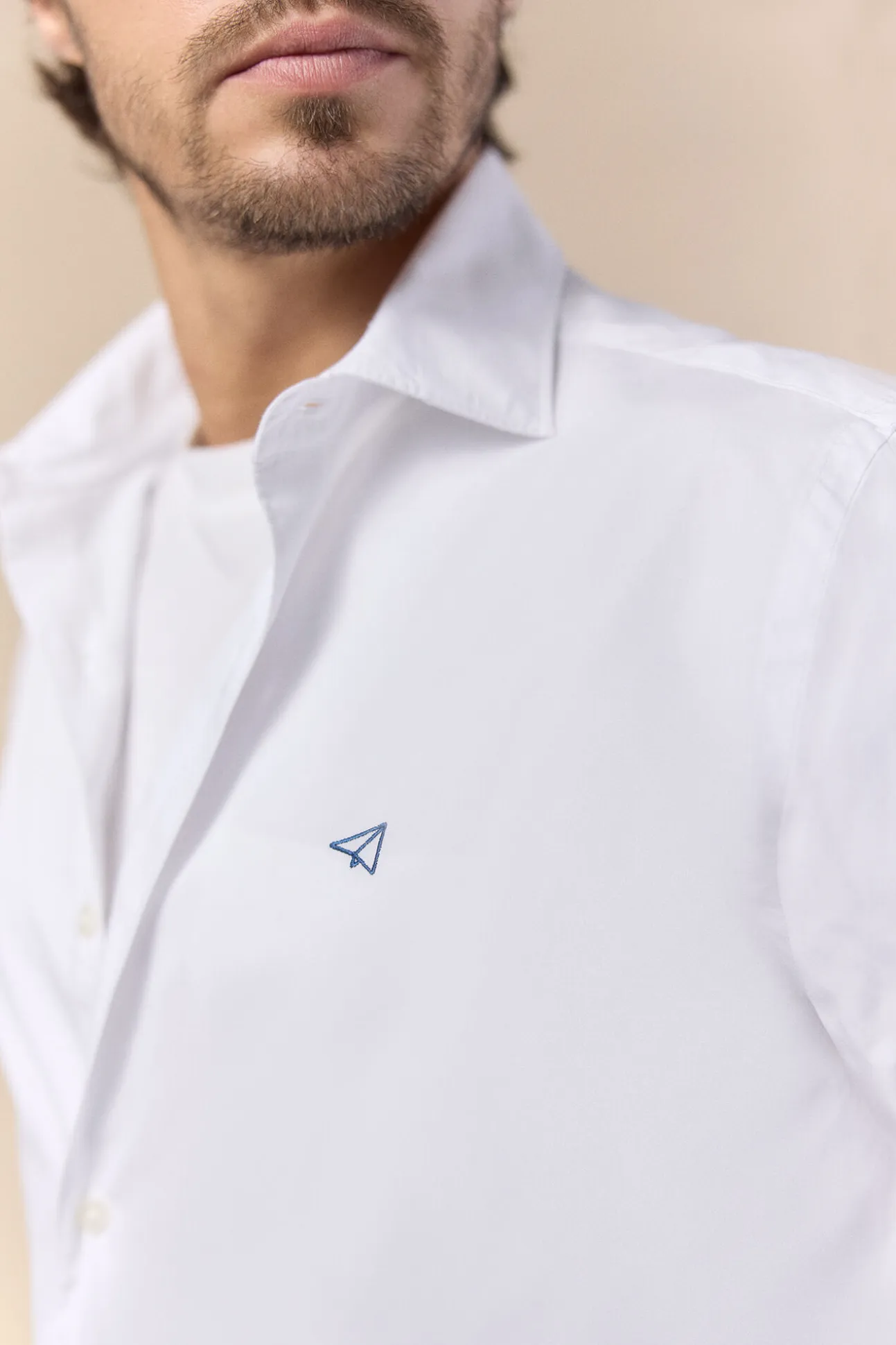 Camisa popelín manga larga