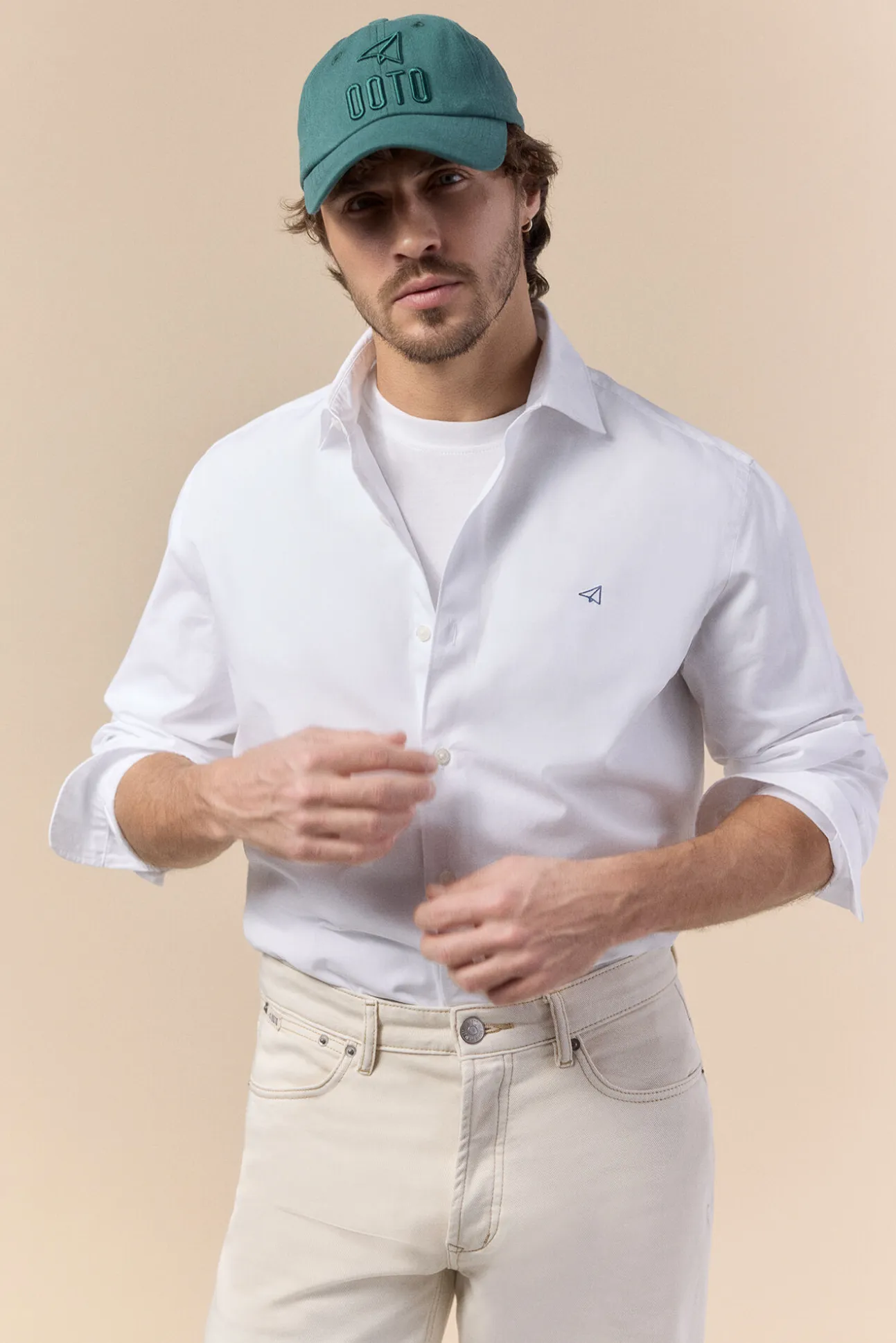 Camisa popelín manga larga