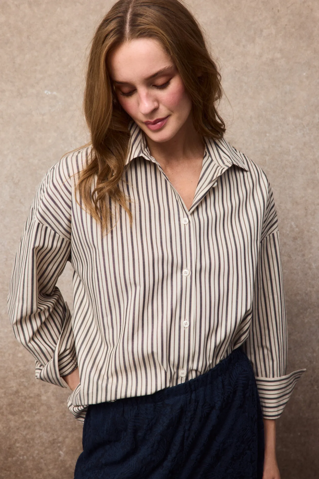 Camisa rayas corbata