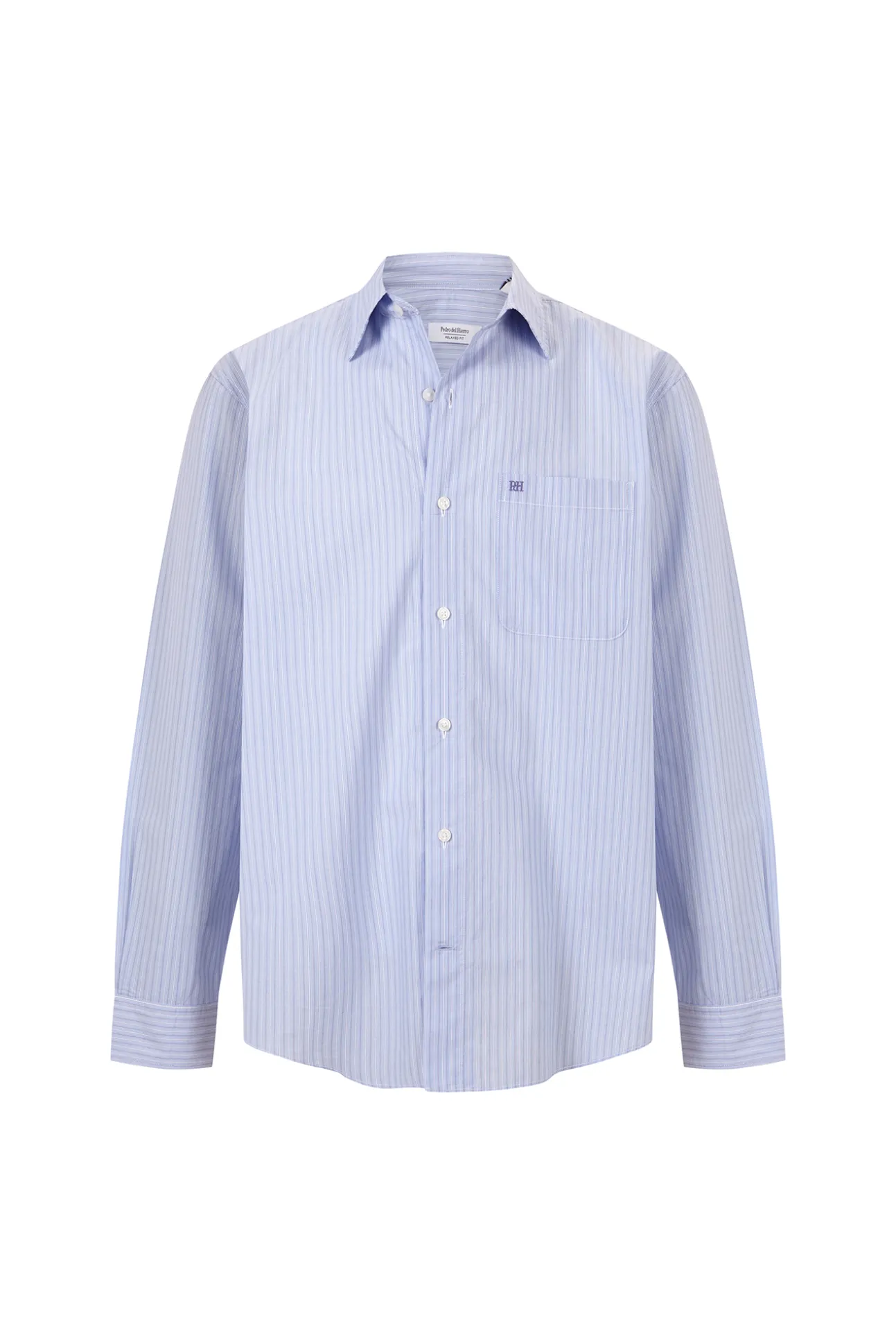 Camisa rayas popelín relax fit