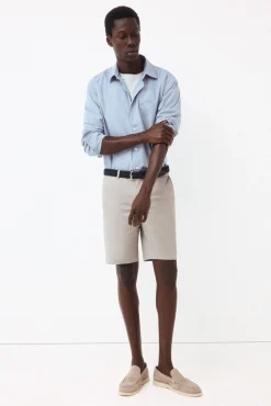 Camisa rayas popelín relax fit