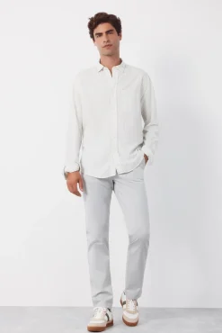 Camisa seersucker rayas
