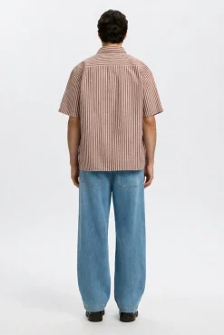 Camisa tejido estructura manga corta