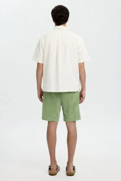 Camisa vaquera de manga corta