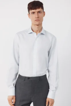 Camisa vestir cuadros fácil plancha
