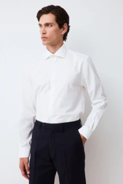 Camisa vestir estructura non iron + antimanchas