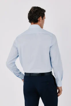 Camisa vestir lisa fácil plancha