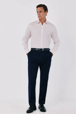 Camisa vestir lisa fácil plancha