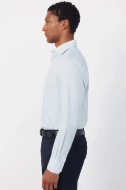Camisa vestir lisa fácil plancha