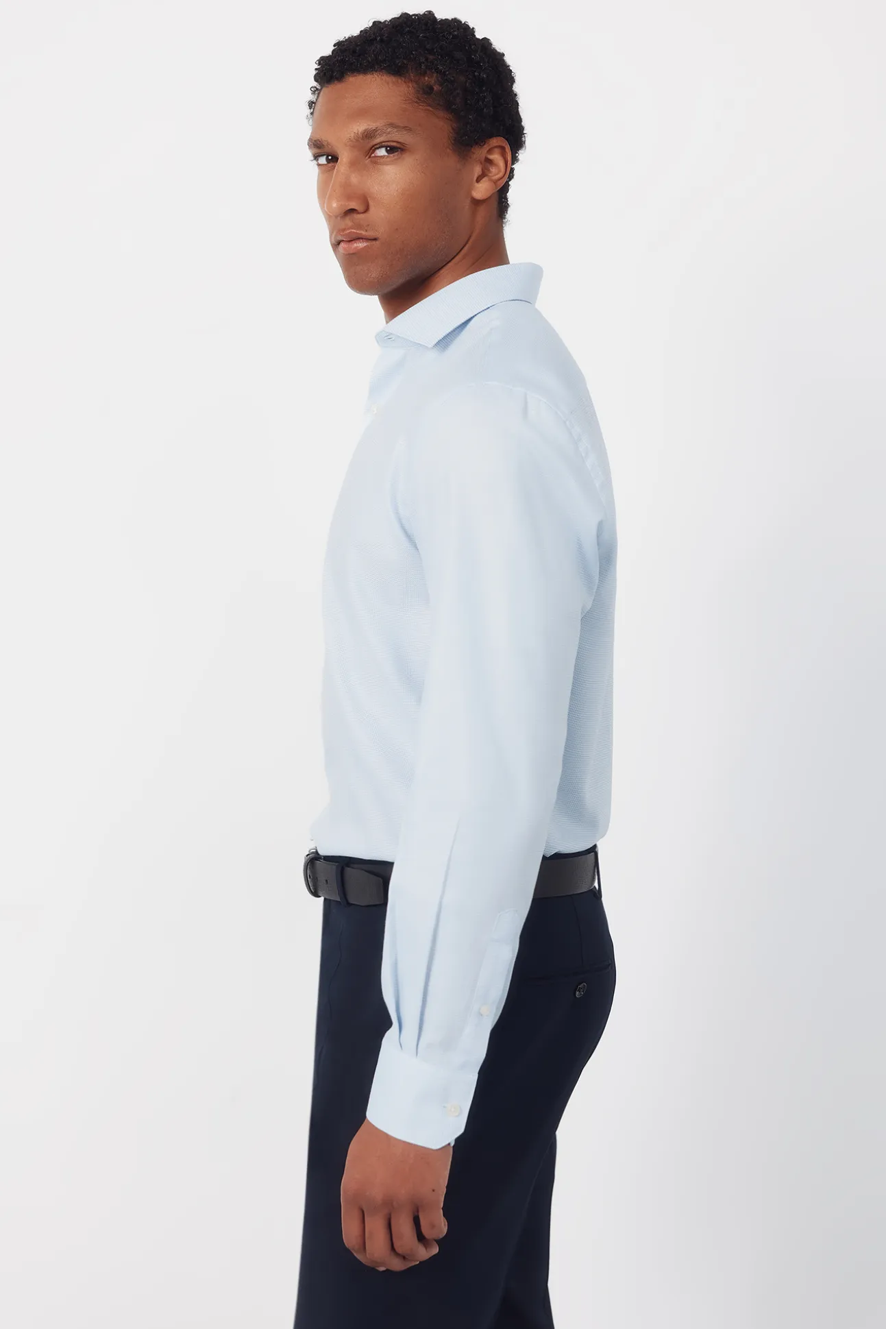Camisa vestir otomán slim fit fácil plancha