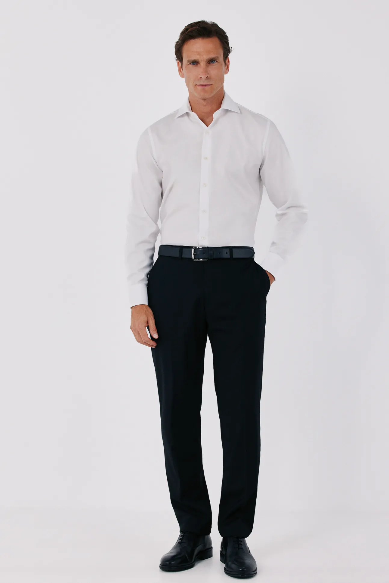 Camisa vestir otomán slim fit fácil plancha