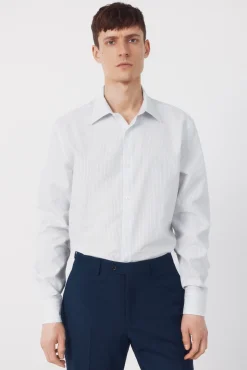 Camisa vestir rayas algodón tencel