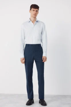 Camisa vestir rayas slim fit fácil plancha