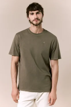 Camiseta básica lavada