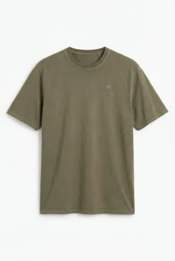 Camiseta básica lavada