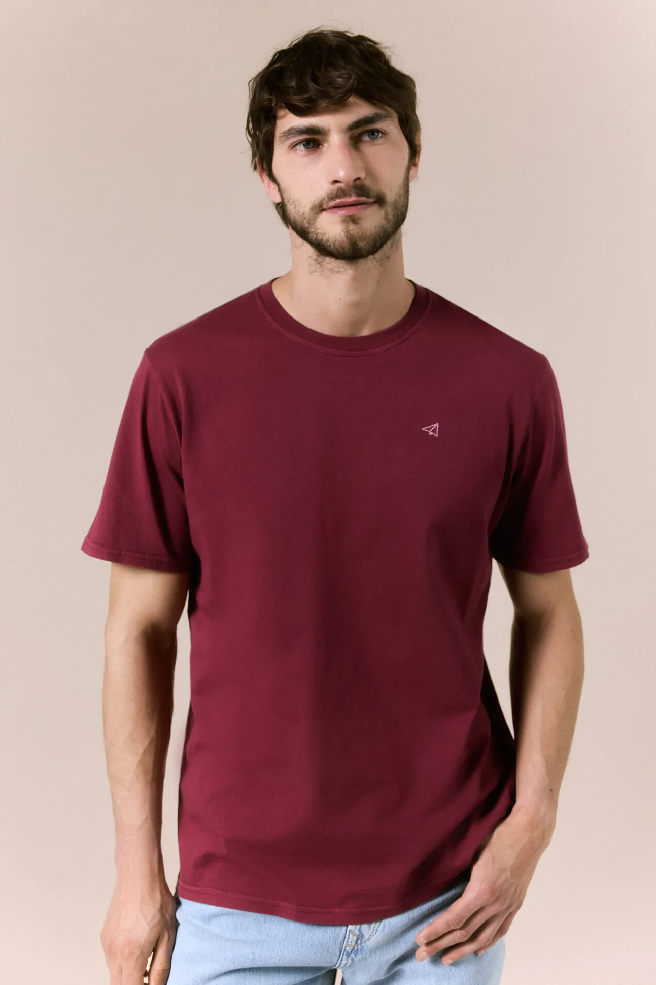 Camiseta básica lavada