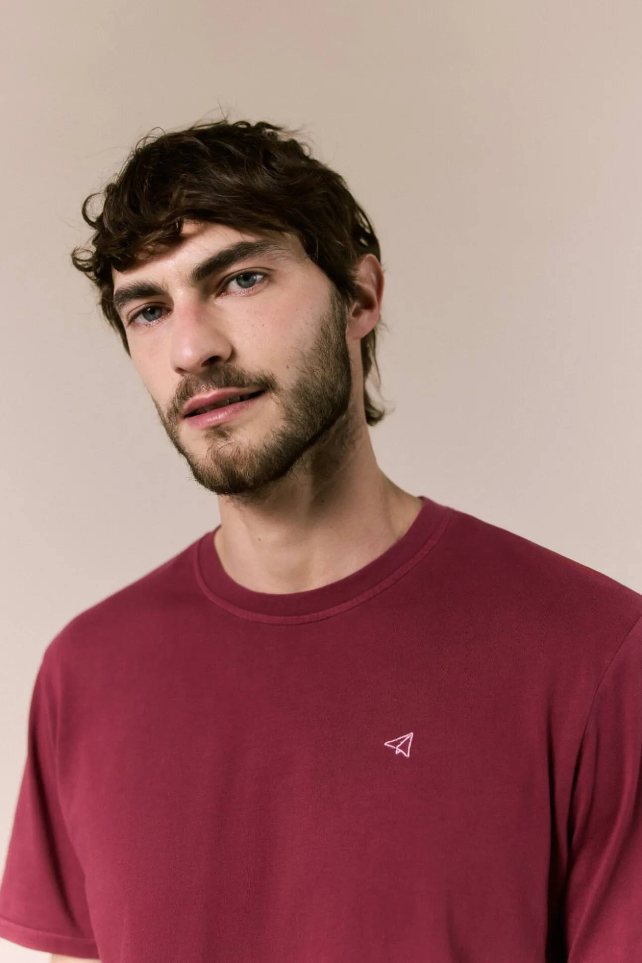 Camiseta básica lavada