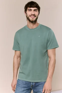 Camiseta básica lavada