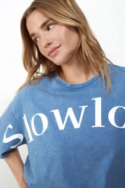 Camiseta crop Slowlove