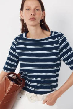 Camiseta cuello barco