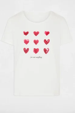 Camiseta cuello v manga corta