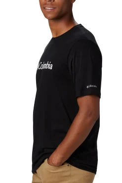 Camiseta de manga corta de algodón orgánico Basic Logo™ de Columbia para hombre