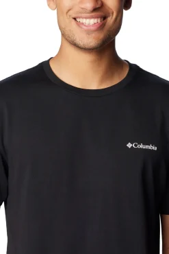 Camiseta de manga corta de algodón orgánico Basic Logo™ de Columbia para hombre