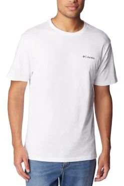 Camiseta de manga corta de algodón orgánico Basic Logo™ de Columbia para hombre