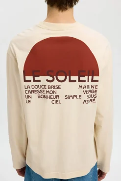 Camiseta de manga larga print