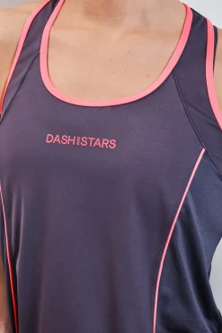 Camiseta entallada sin mangas gris