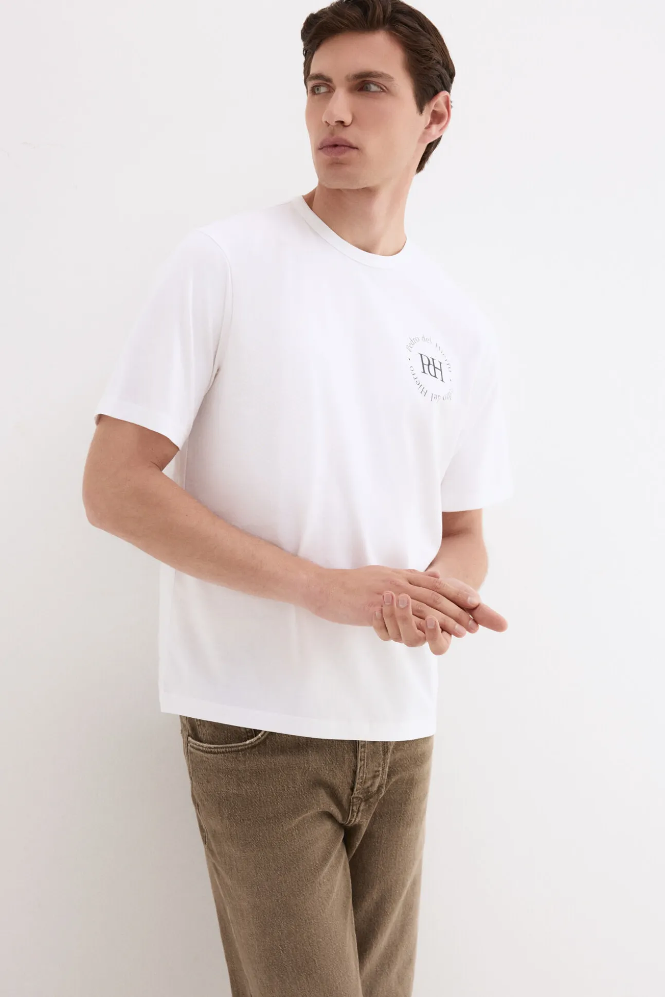 Camiseta estampada logo