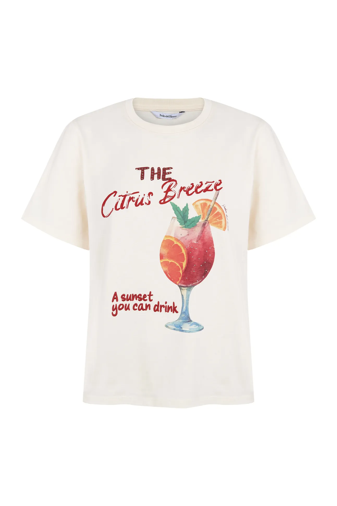 Camiseta estampado frontal