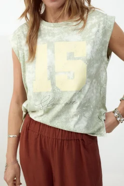 Camiseta estampado oversize