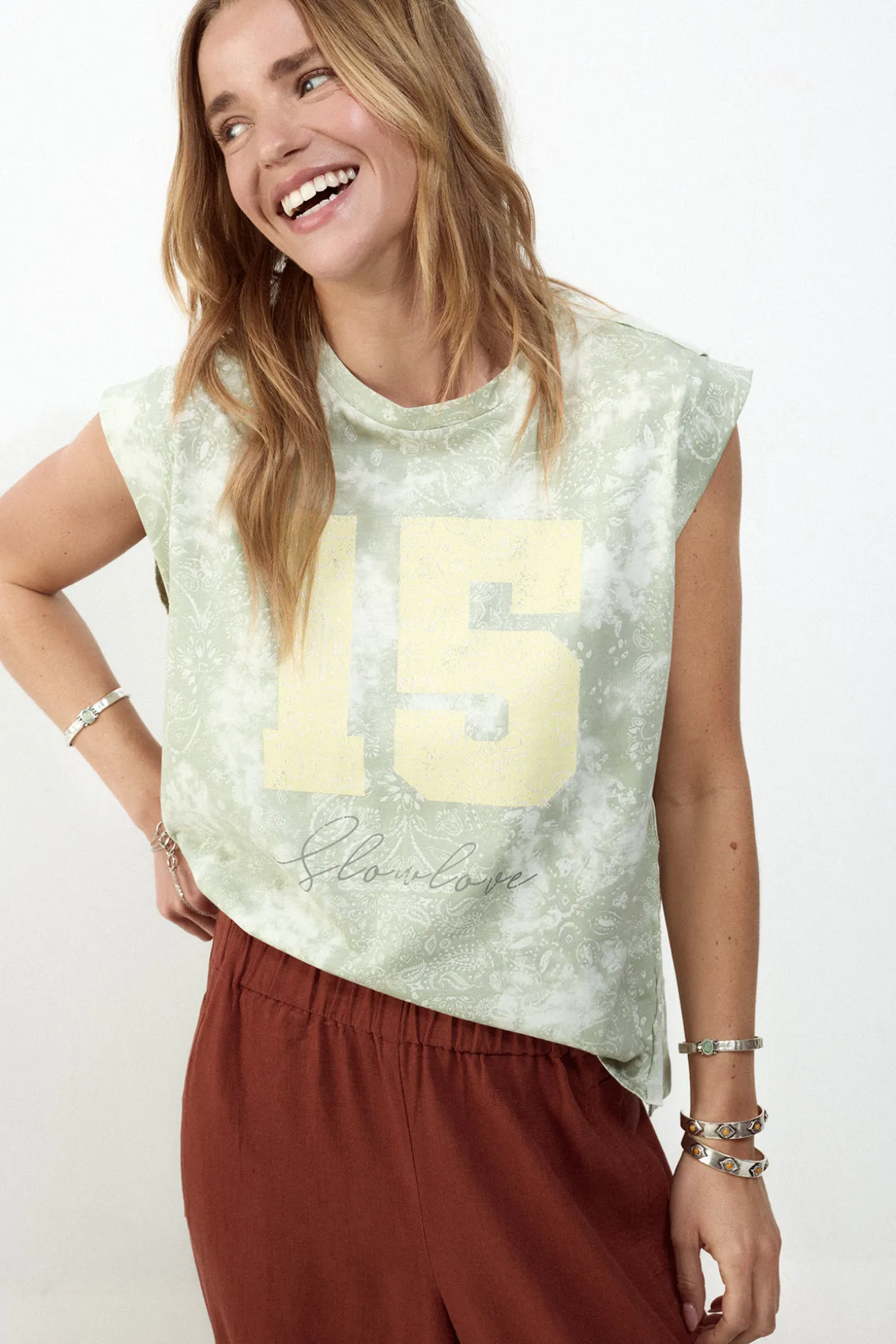 Camiseta estampado oversize