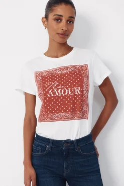 Camiseta estampado posicional