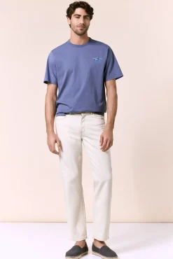 Camiseta gráfica lavada