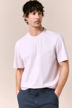 Camiseta gráfica lavada