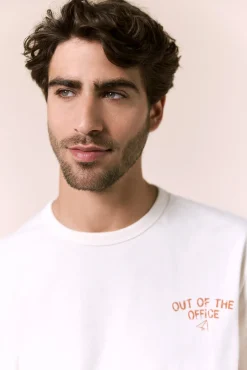 Camiseta gráfica lavada